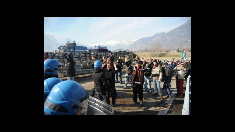No Tav portati via di peso dall’A32