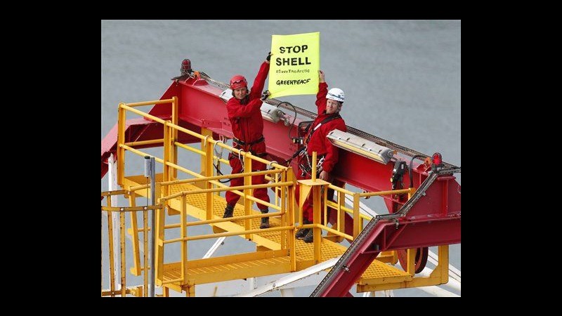 Xena e Greenpeace contro Shell, occupata piattaforma in Nuova Zelanda