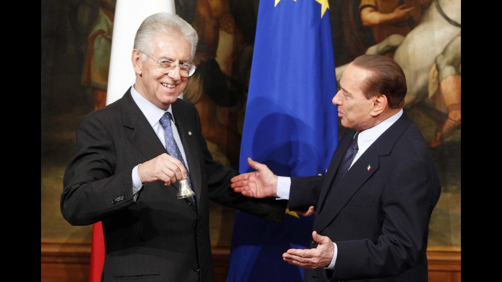 Terminato dopo oltre 2 ore pranzo di lavoro Monti-Berlusconi