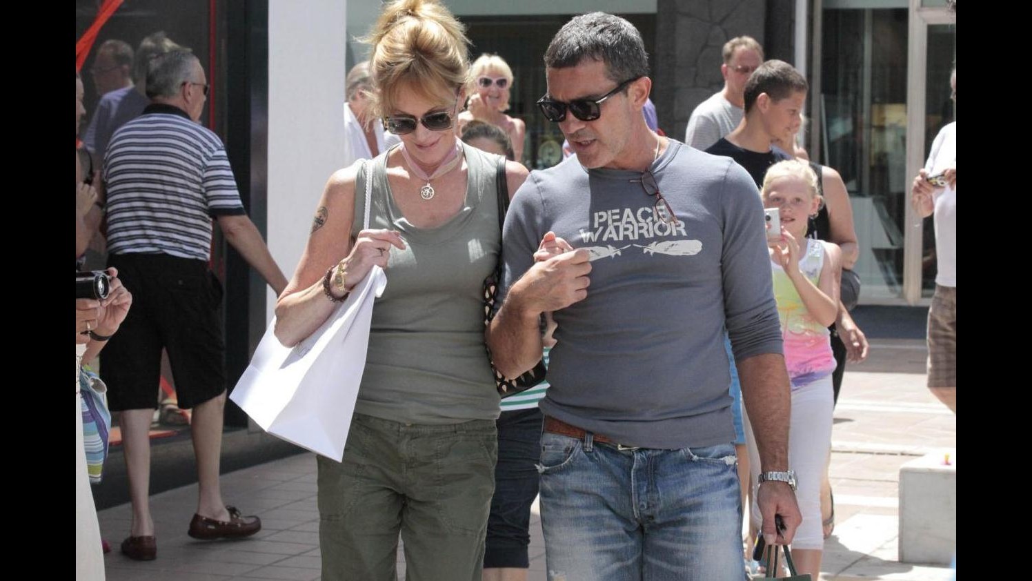 Antonio Banderas e Melanie Griffith insieme sulla costa spagnola