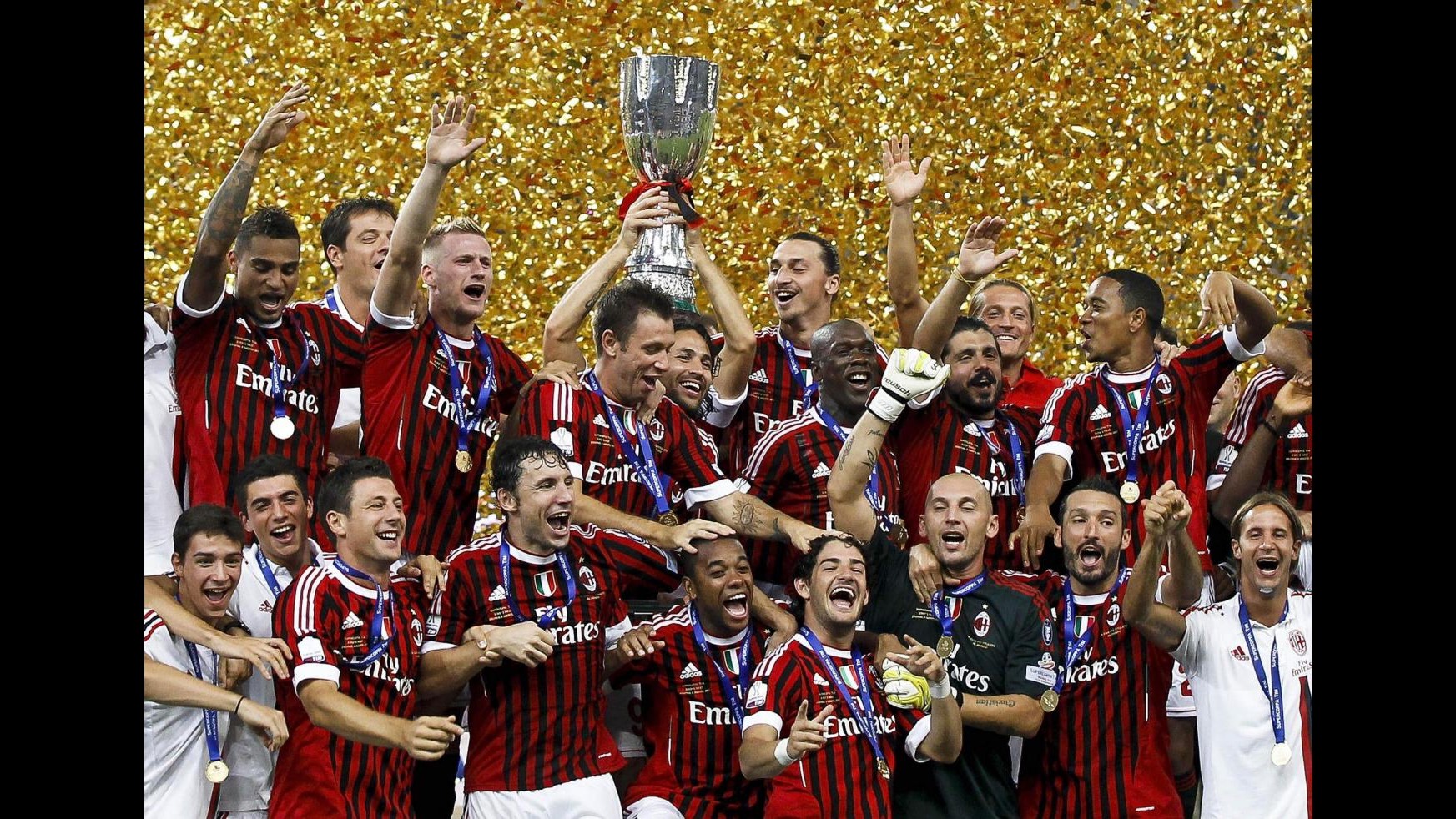 Milan ‘Supercampione’ d’Italia
