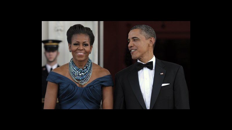 Usa, cena di Stato Obama-Cameron passerella celebrità,presente Clooney