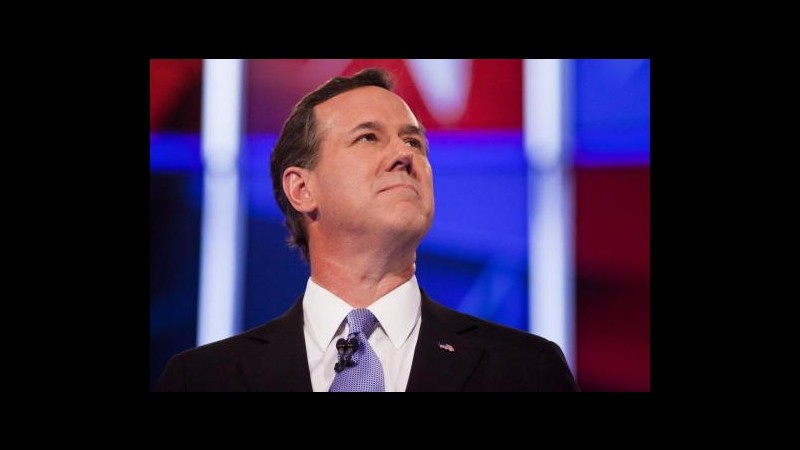 Usa 2012, Santorum: Sarò io e non Romney a ricevere la nomination