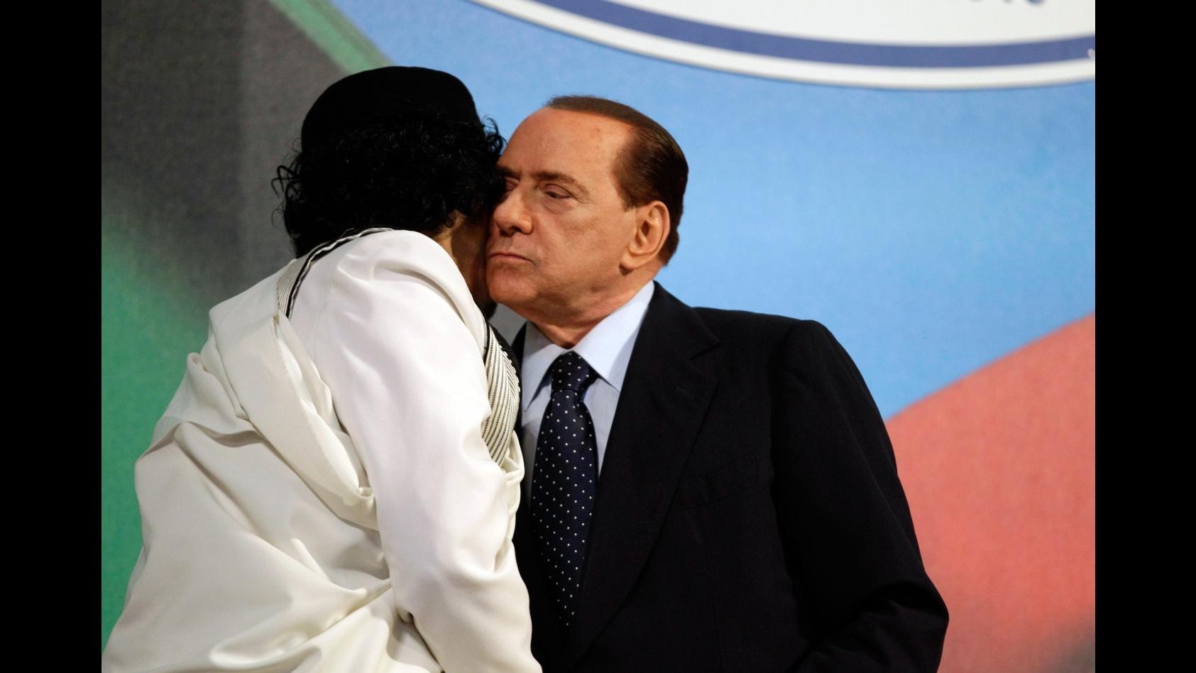 Berlusconi: Mai detto di aver paura di Gheddafi