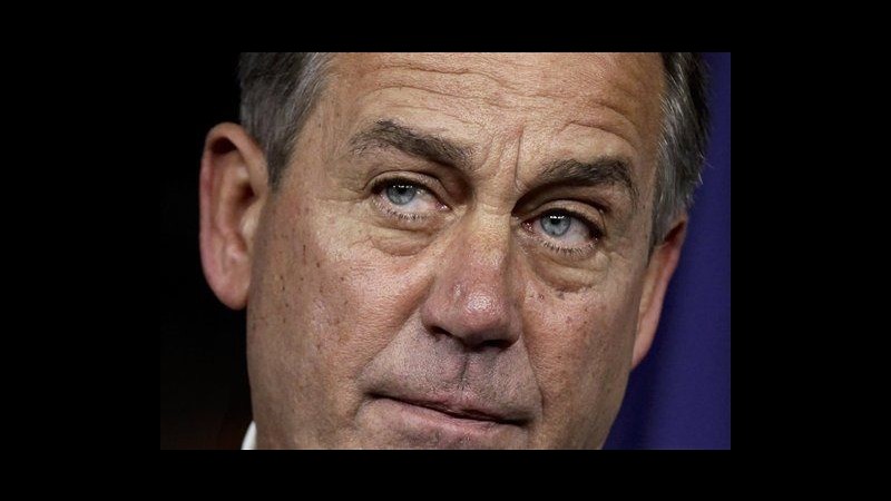 Fallisce piano Boehner, Camera Usa non vota sua proposta sul debito