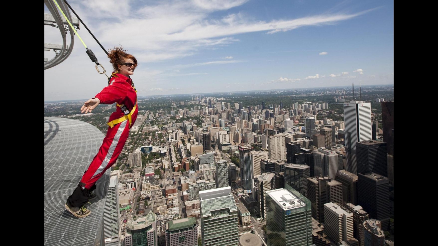 A passeggio sul vuoto a Toronto