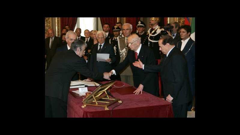 Napolitano: Ministeri al Nord? Incostituzionale. Bossi: Restano