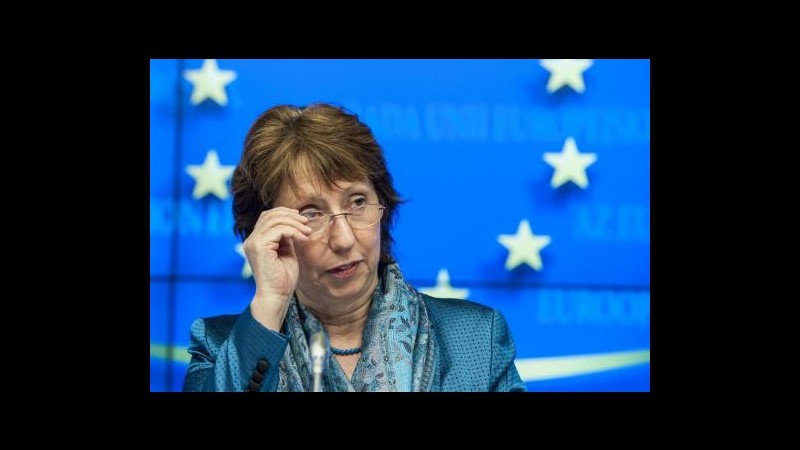 Iran, Ashton: Accettata offerta ripresa colloqui a 6 sul nucleare