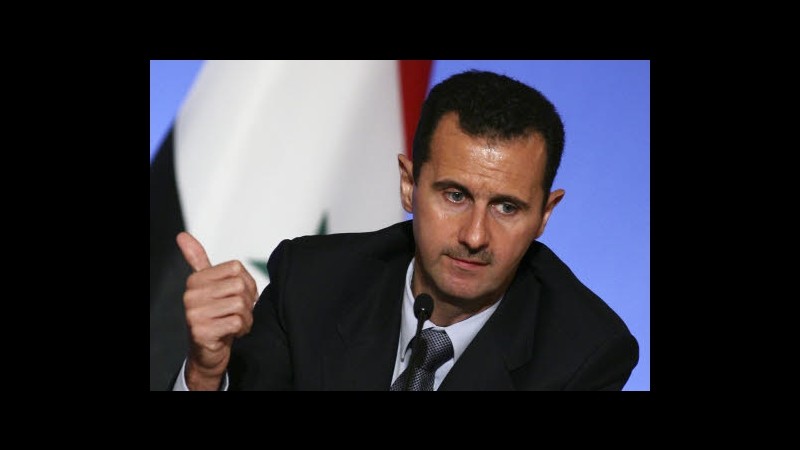 Assad: Azioni militari contro Siria avrebbero ripercussioni