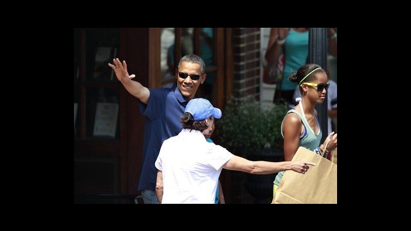 Obama, vacanze tra libri e golf