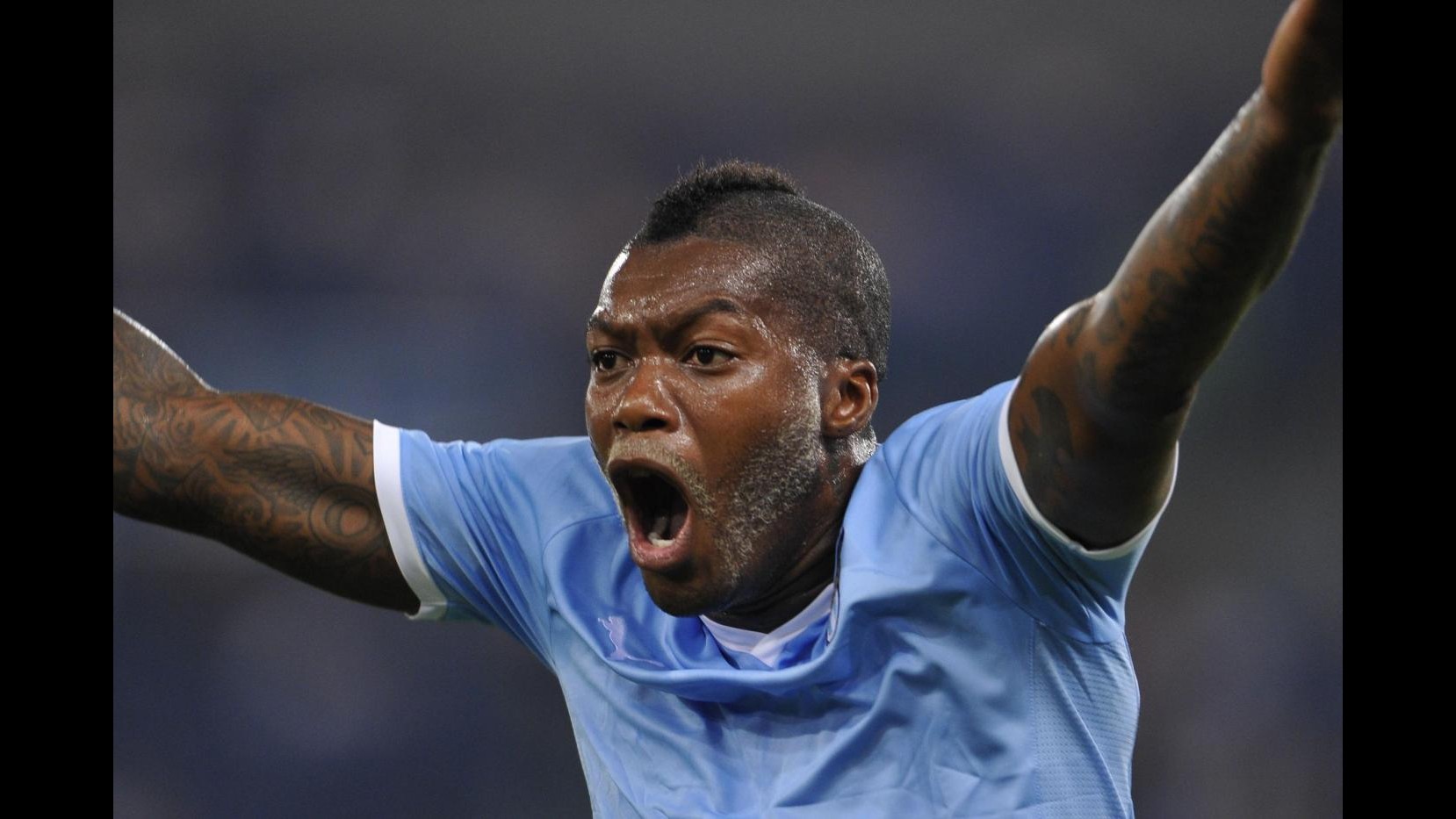 Europa League, super Cissè trascina la Lazio, 6-0 al Rabotnicki