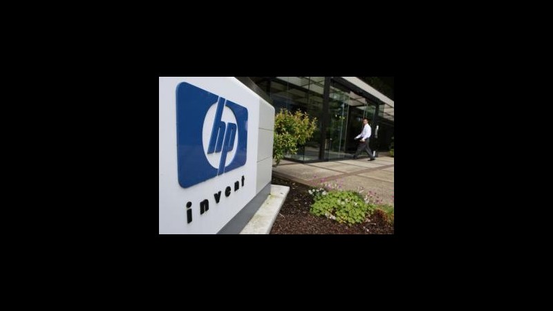 Hewlett-Packard terminerà produzione di tablet e smartphone