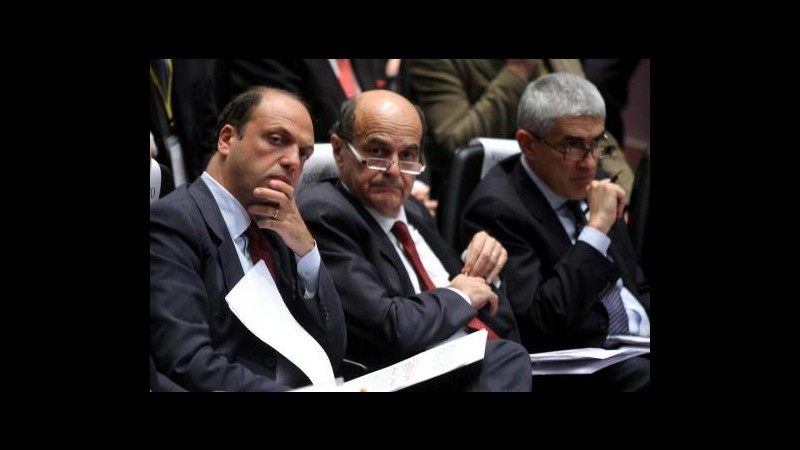 Alfano, Bersani e Casini: Ok riforma voto