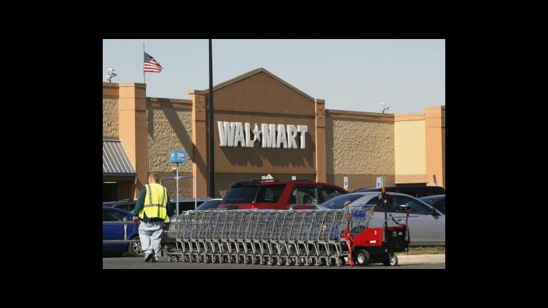 Wal-Mart, utile +5,7% nel II trimestre. Ma calano entrate negli Usa