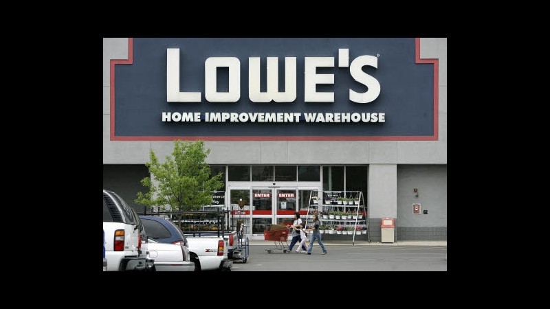 Usa, Lowe’s chiude II trimestre con utile stabile a 830 mln