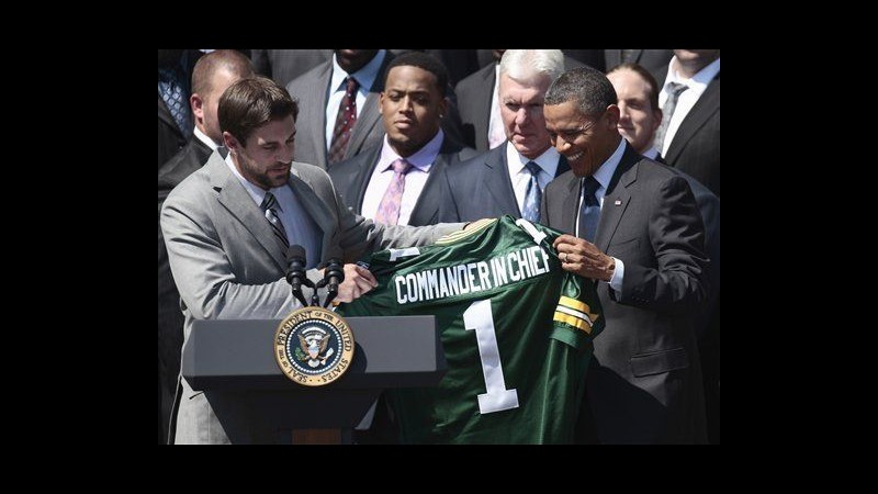 I Packers da Obama alla Casa Bianca