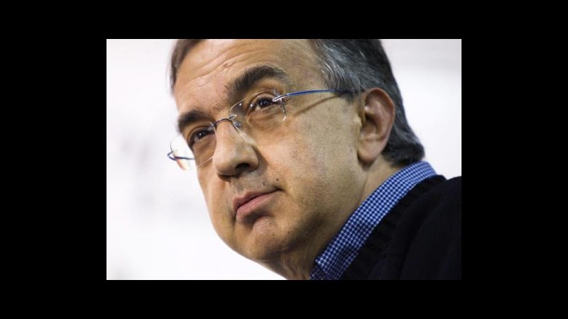 Marchionne: Chrysler rinata grazie a operai