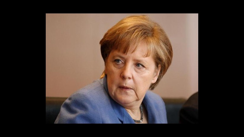 Crisi, Merkel: Rafforzare crescita e occupazione in Europa