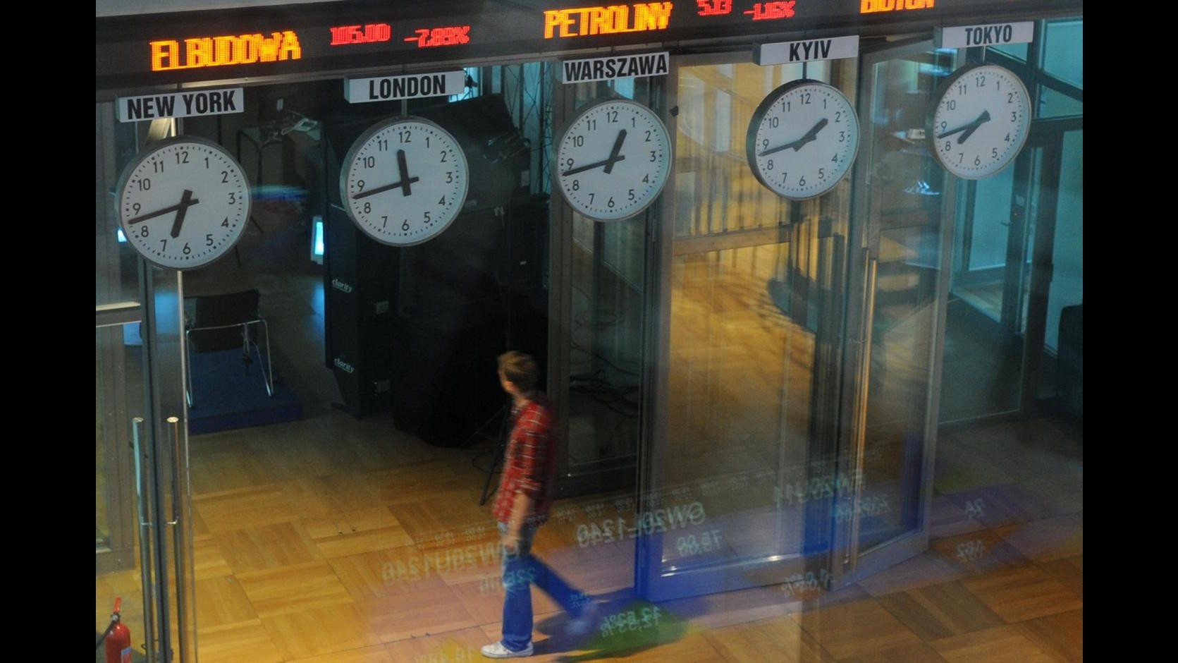 Borsa, futures Wall Street tutti negativi