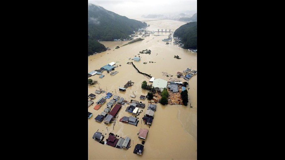 Tifone Talas, salgono a 20 i morti in Giappone, almeno 50 i dispersi