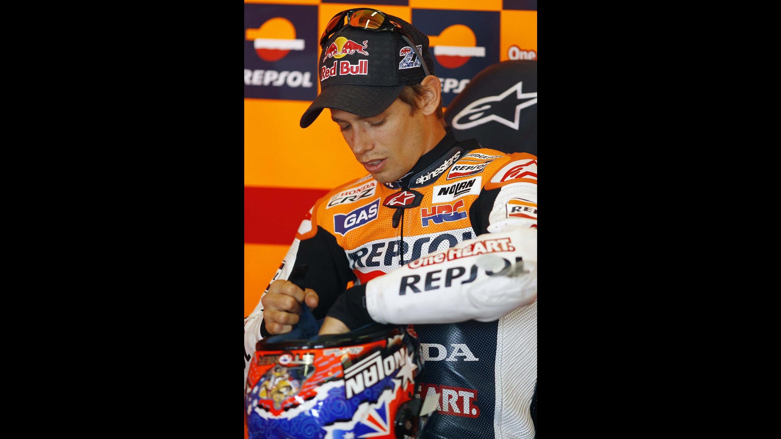 Stoner beffa Pedrosa in ultime libere a San Marino, Rossi 12°