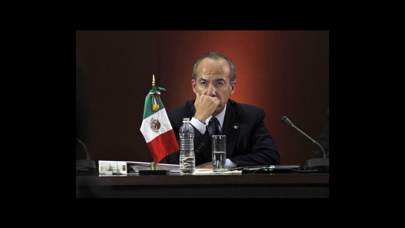 Messico, relazione annuale Calderon: Combattuto cartelli come nessuno