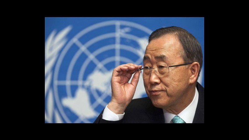 Siria, Ban Ki-moon chiede invio missione osservatori