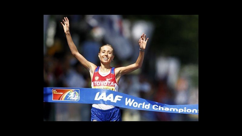 Atletica, Mondiali: Kaniskina vince marcia 20 km donne, Rigaudo quarta