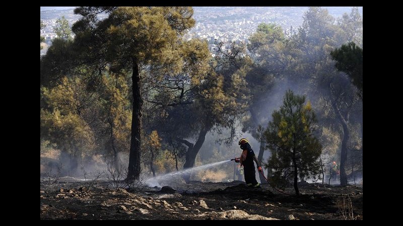 Grecia a fuoco: incendi in diverse aree