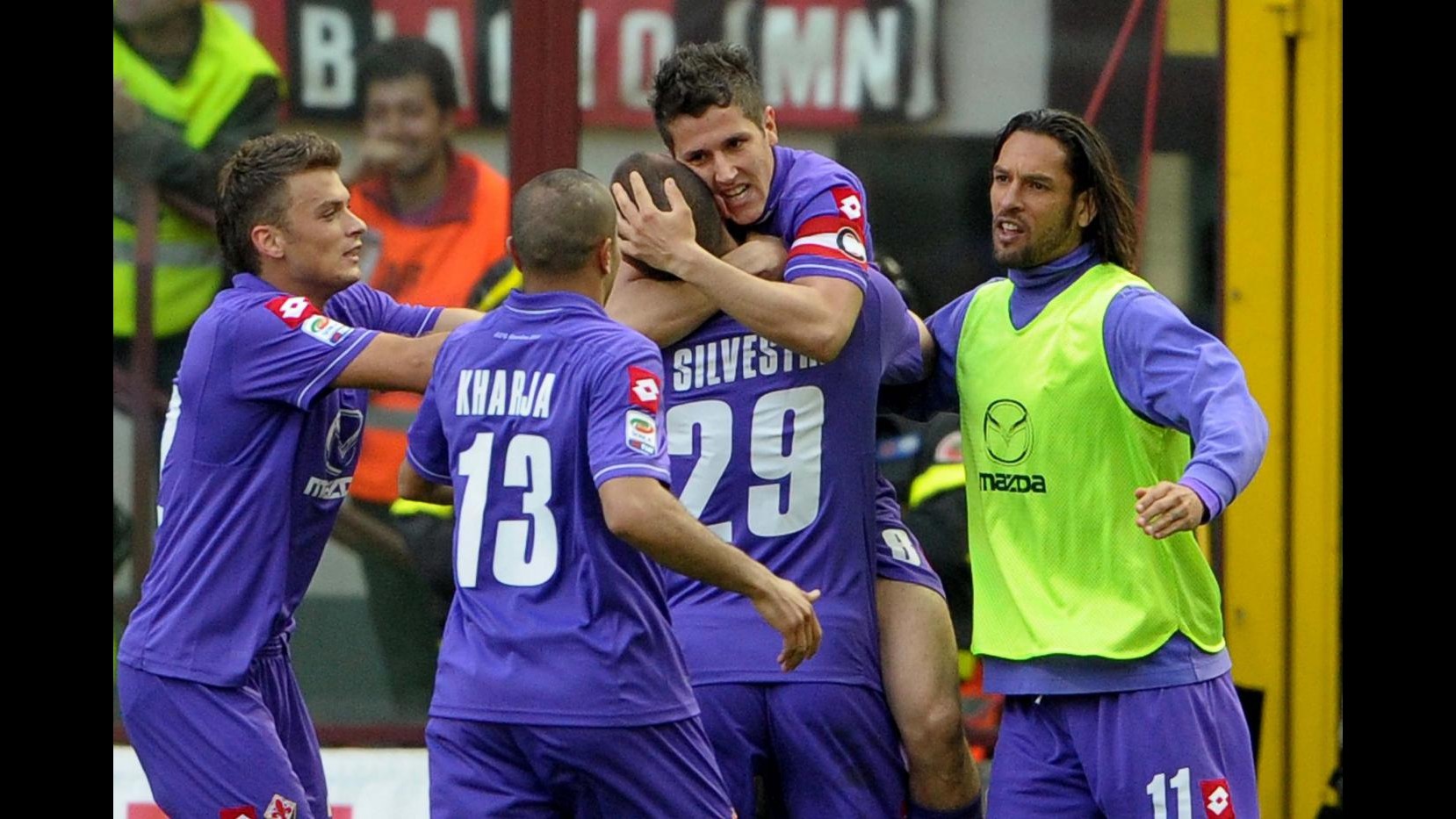 Milan ko con Fiorentina nel giorno del rientro di Cassano