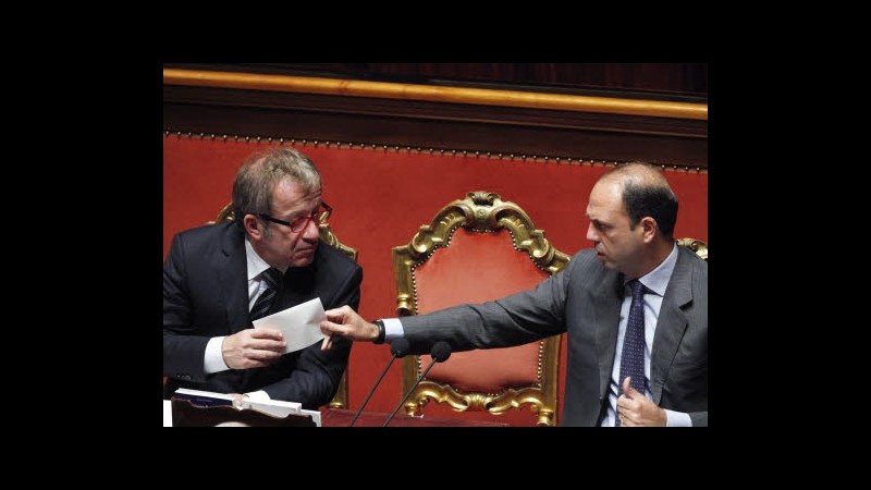 Manovra, Alfano: Su pensioni governo non andrà contro la Lega