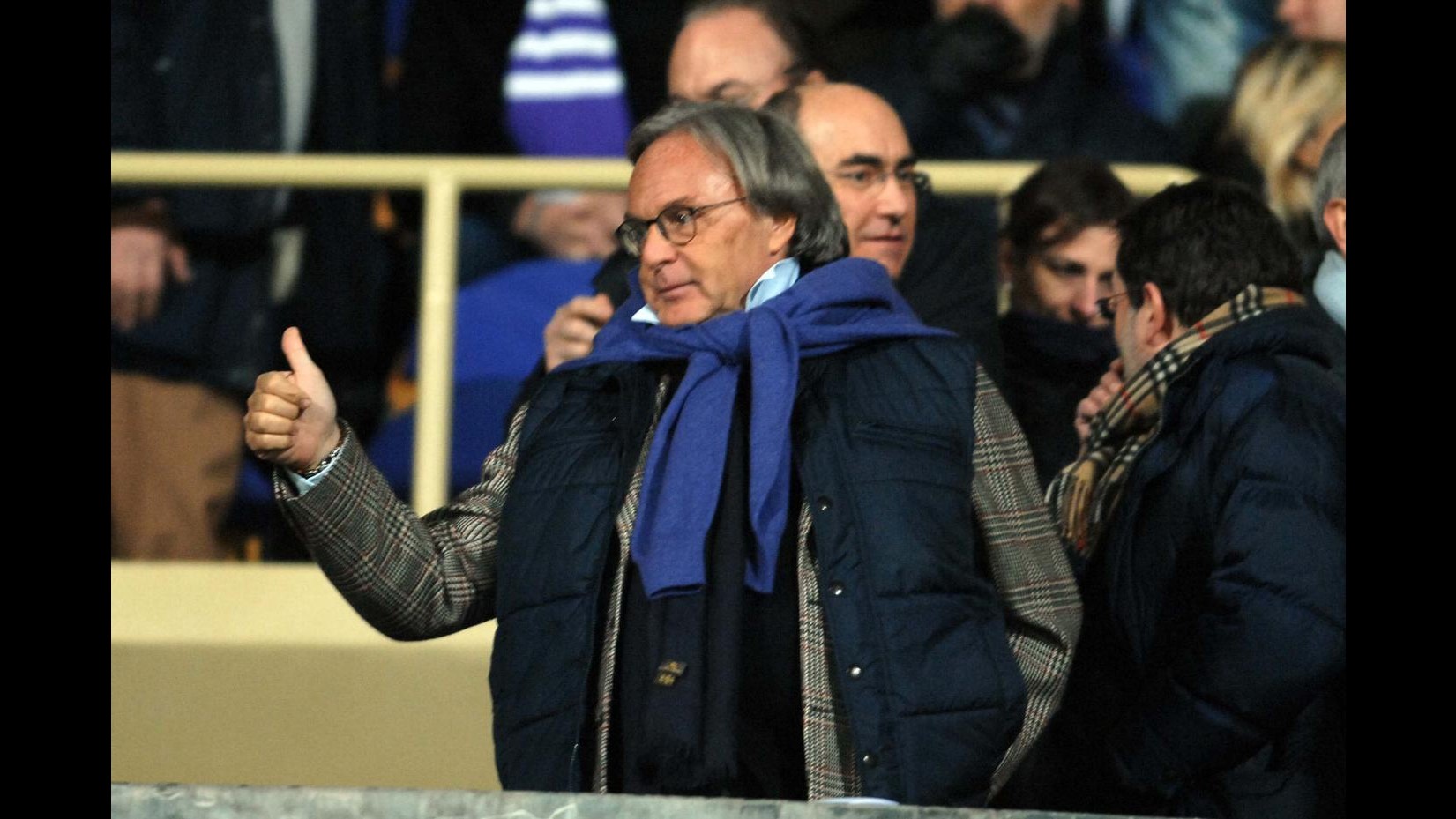 Fiorentina, Diego Della Valla visita squadra in ritiro a Milano