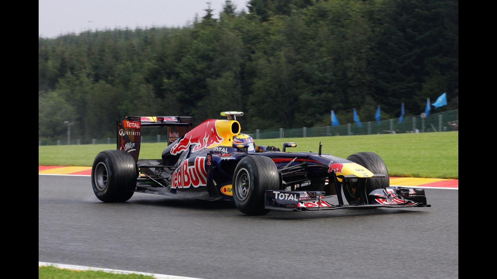 Webber davanti ad Alonso nelle seconde libere a Spa