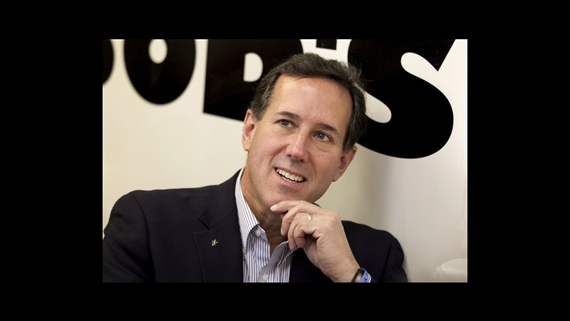 Usa 2012, Santorum incontra conservatori per fermare corsa Romney