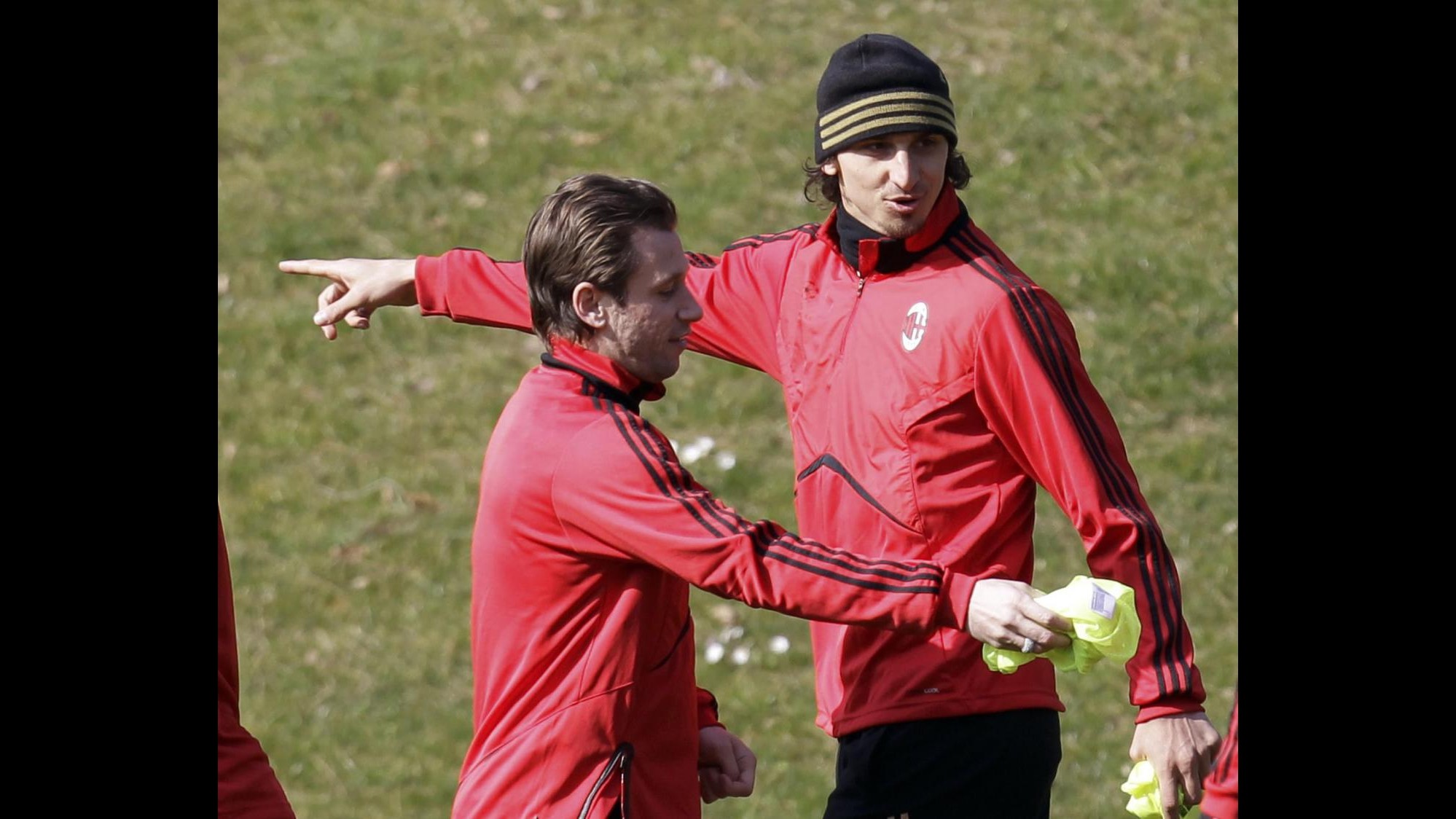 Milan, Cassano in evidenza nella partitella