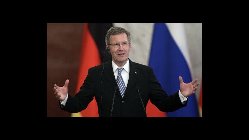 Germania, Wulff: Acquisto massiccio Bce di bond è legalmente discutibile