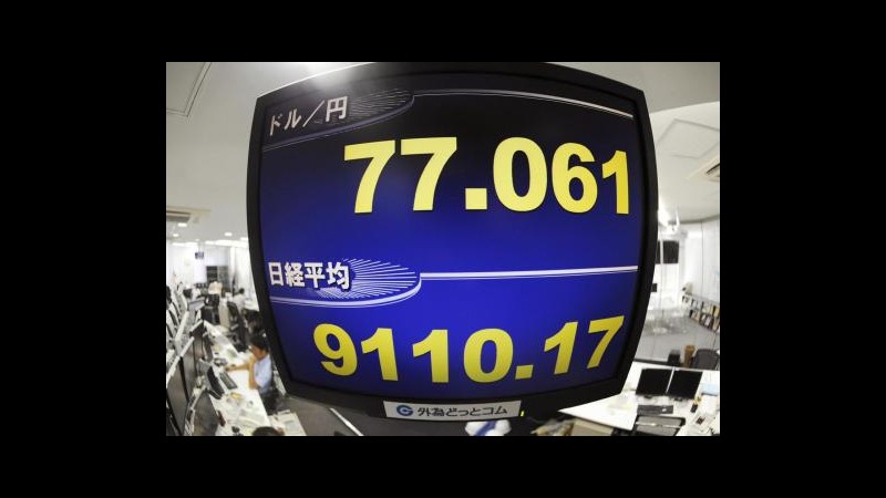 Giappone, un piano da 100 miliardi di dollari contro lo yen forte
