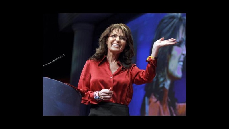 Usa 2012, Palin: Chiunque sarebbe meglio di Obama alla Casa Bianca