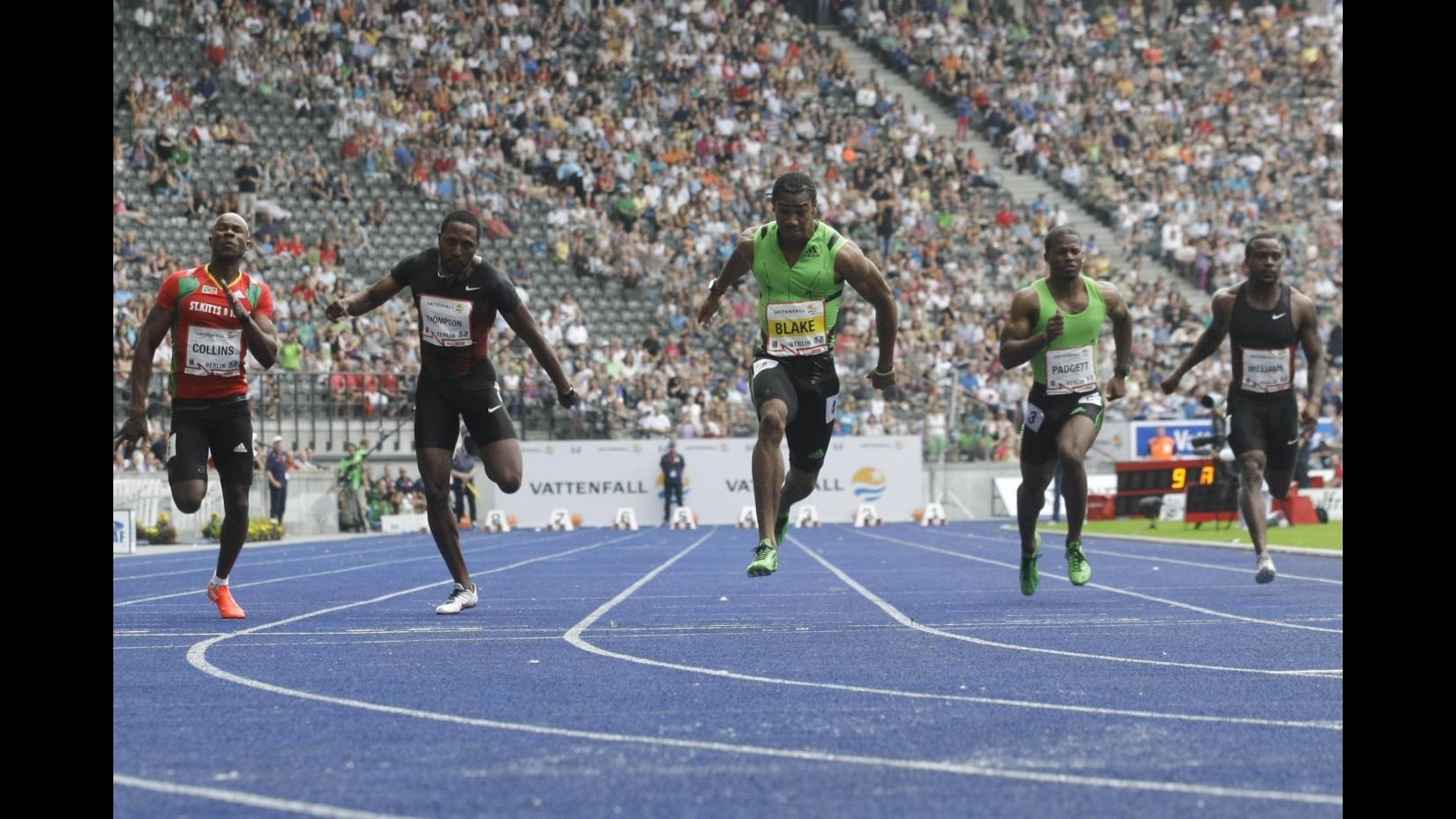 Blake spaventa Bolt, 19.26 sui 200