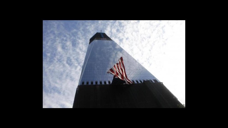 Usa, One World Trade Center di New York raggiunge i 100 piani