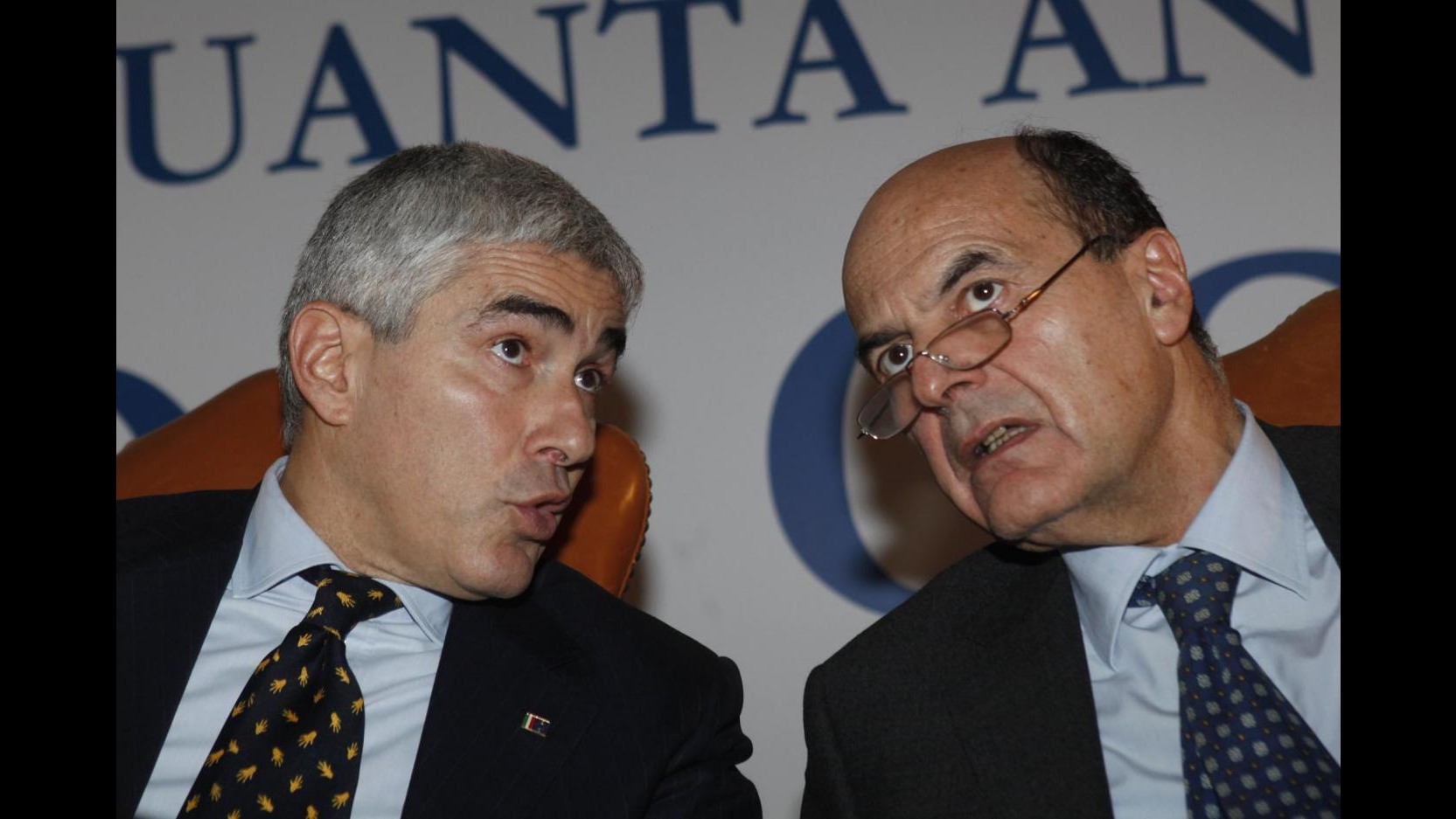 Bersani: Udc? Sono alla festa dell’Idv e ci sto benissimo