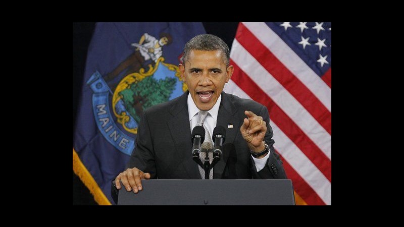 Usa, Obama: Cittadini pressino Congresso per approvare ‘ Buffet rule’