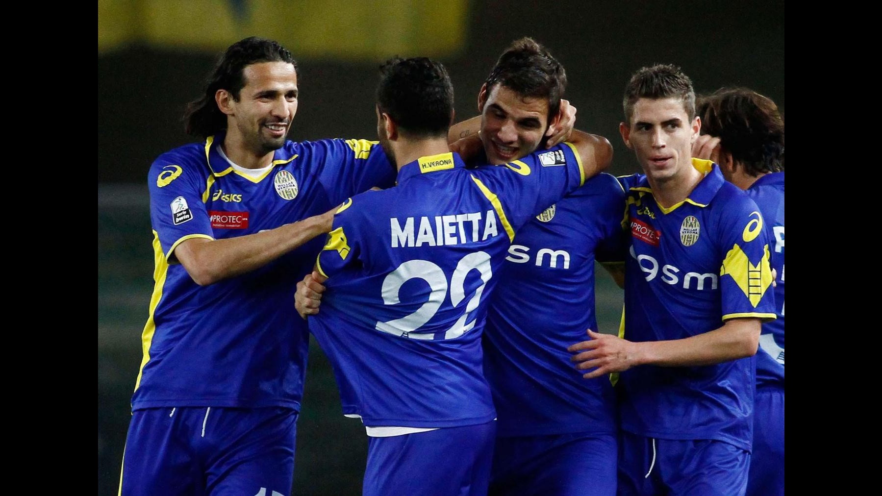 Derby al Verona, 3-2 al Cittadella e scaligeri al secondo posto