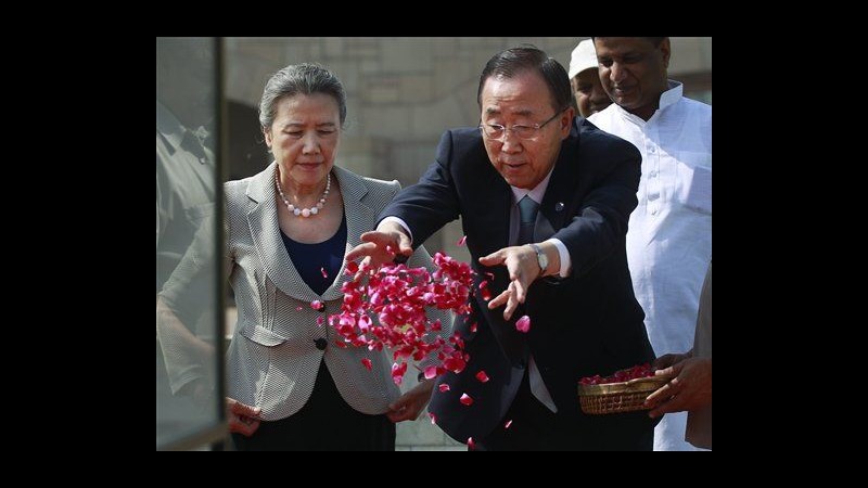 Ban Ki-moon in India: Bene sconfitta polio, fermare mortalità infantile