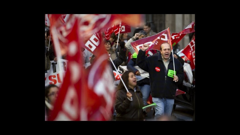 Disoccupazione record in Spagna, 24,4% in I trimestre 2012