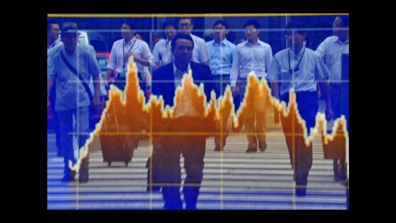 Borse in profondo rosso