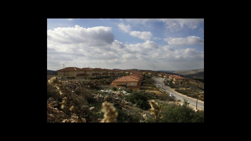 Israele legalizza 3 avamposti illegali in Cisgiordania
