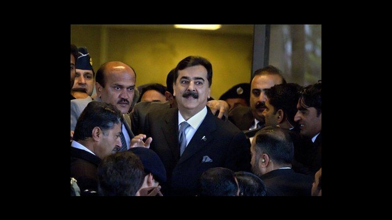 Pakistan, attesa giovedì sentenza su premier Gilani, rischia carcere