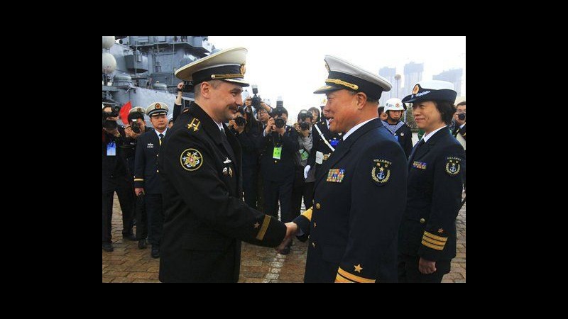 Cina e Russia iniziano esercitazioni navali congiunte nel mar Giallo
