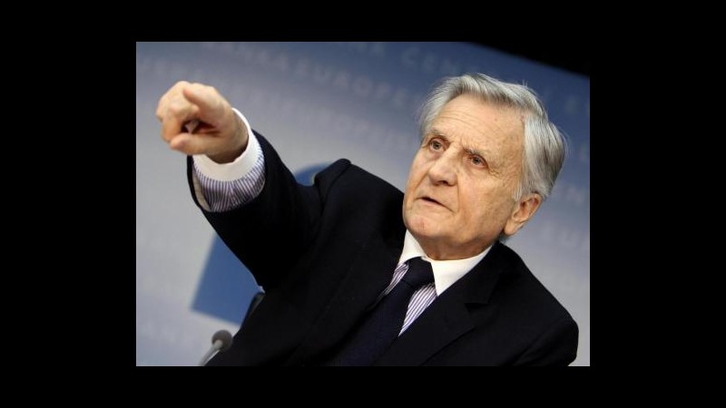 Bce, Trichet: Rischi economia intensificati per alta incertezza